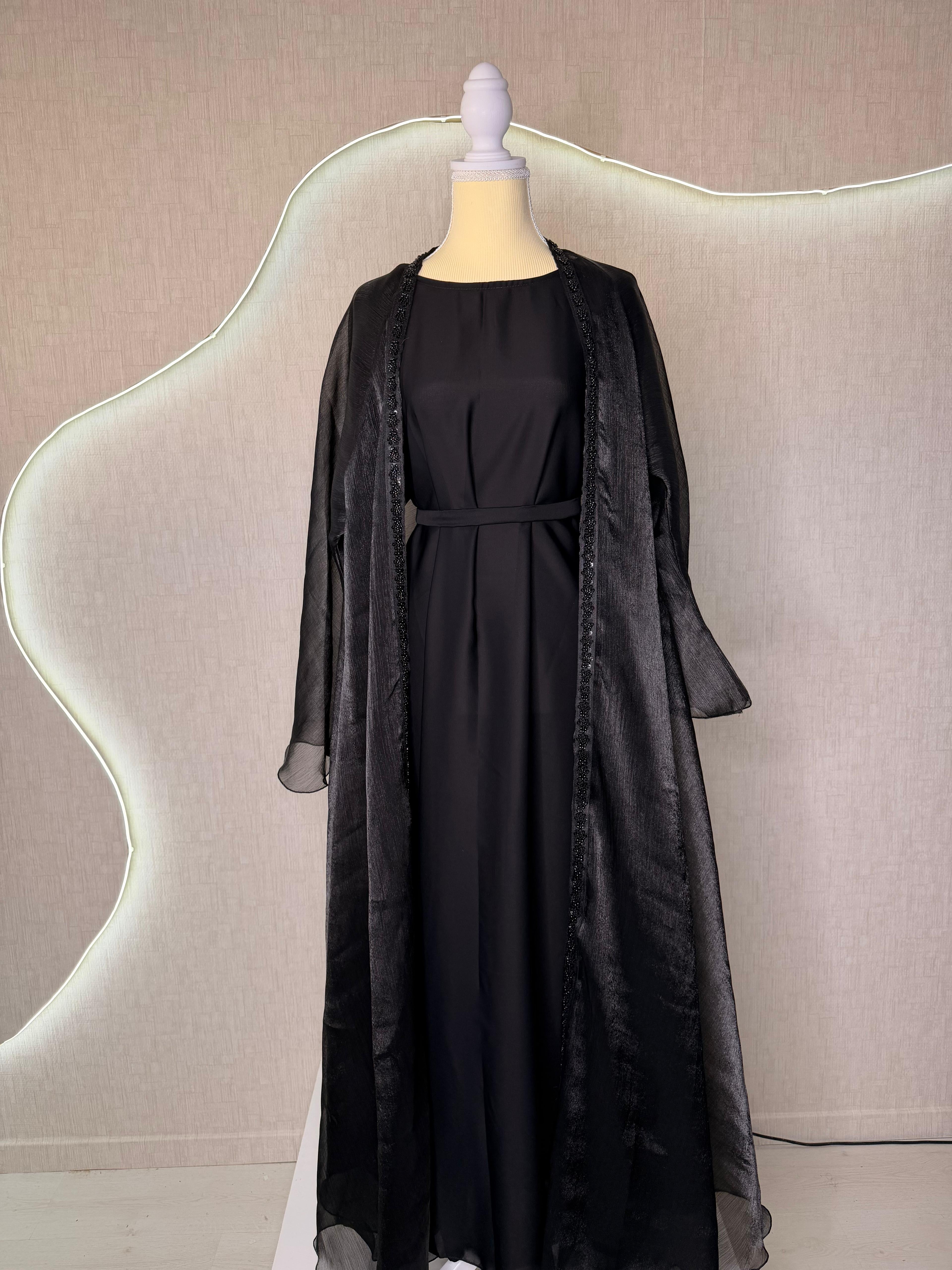 Abaya élégante noire