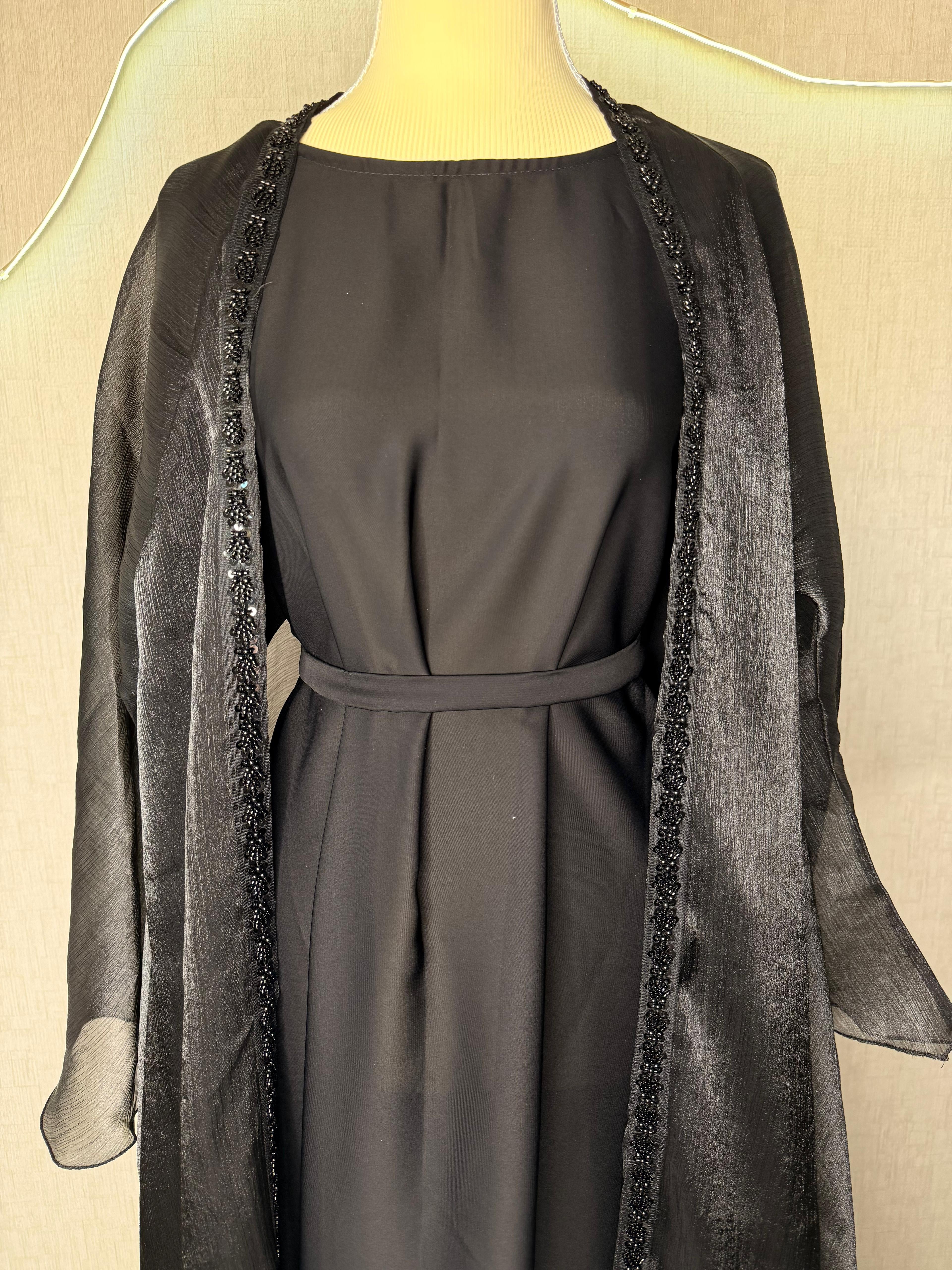 Abaya élégante noire