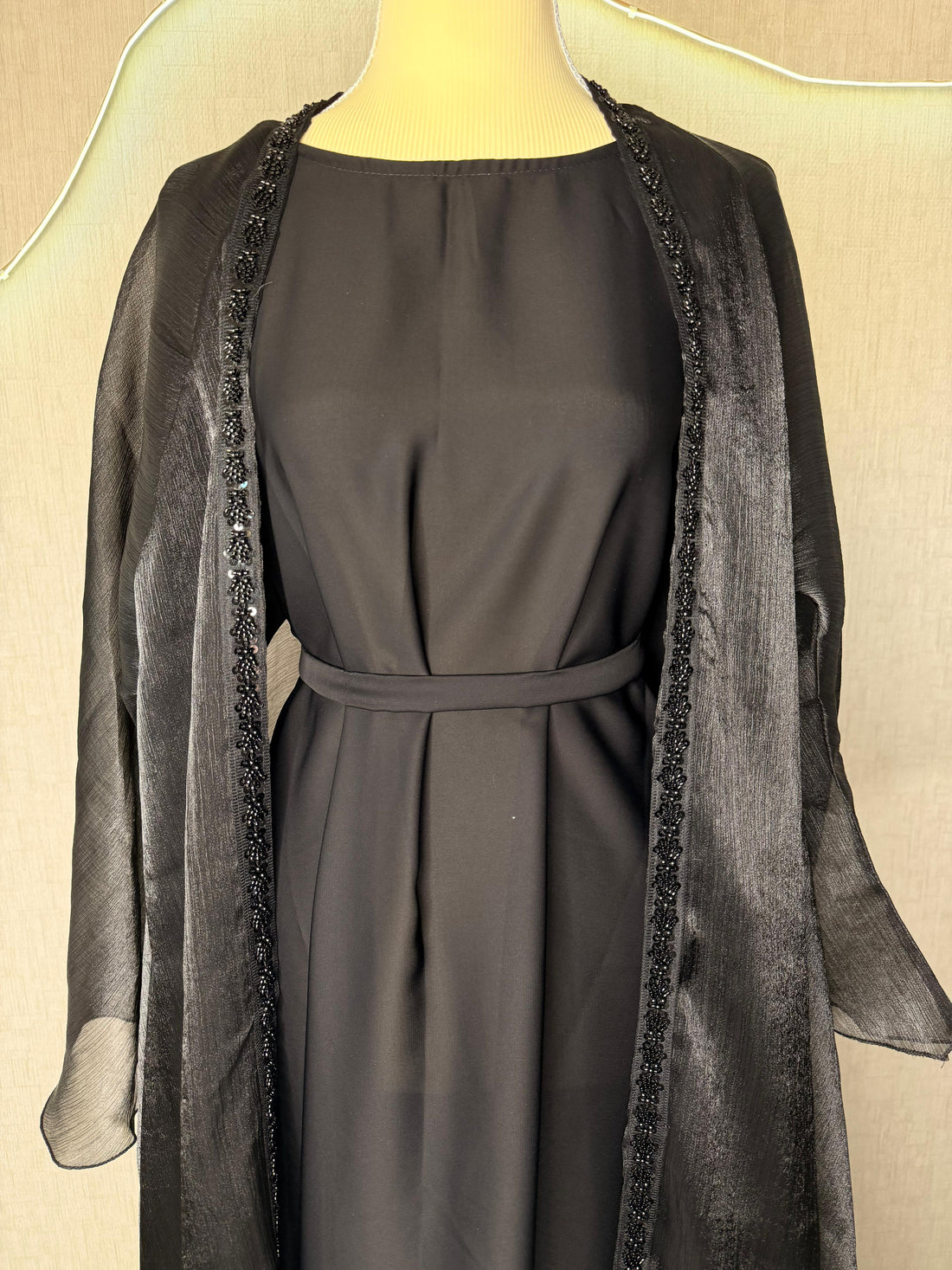 Abaya élégante noire