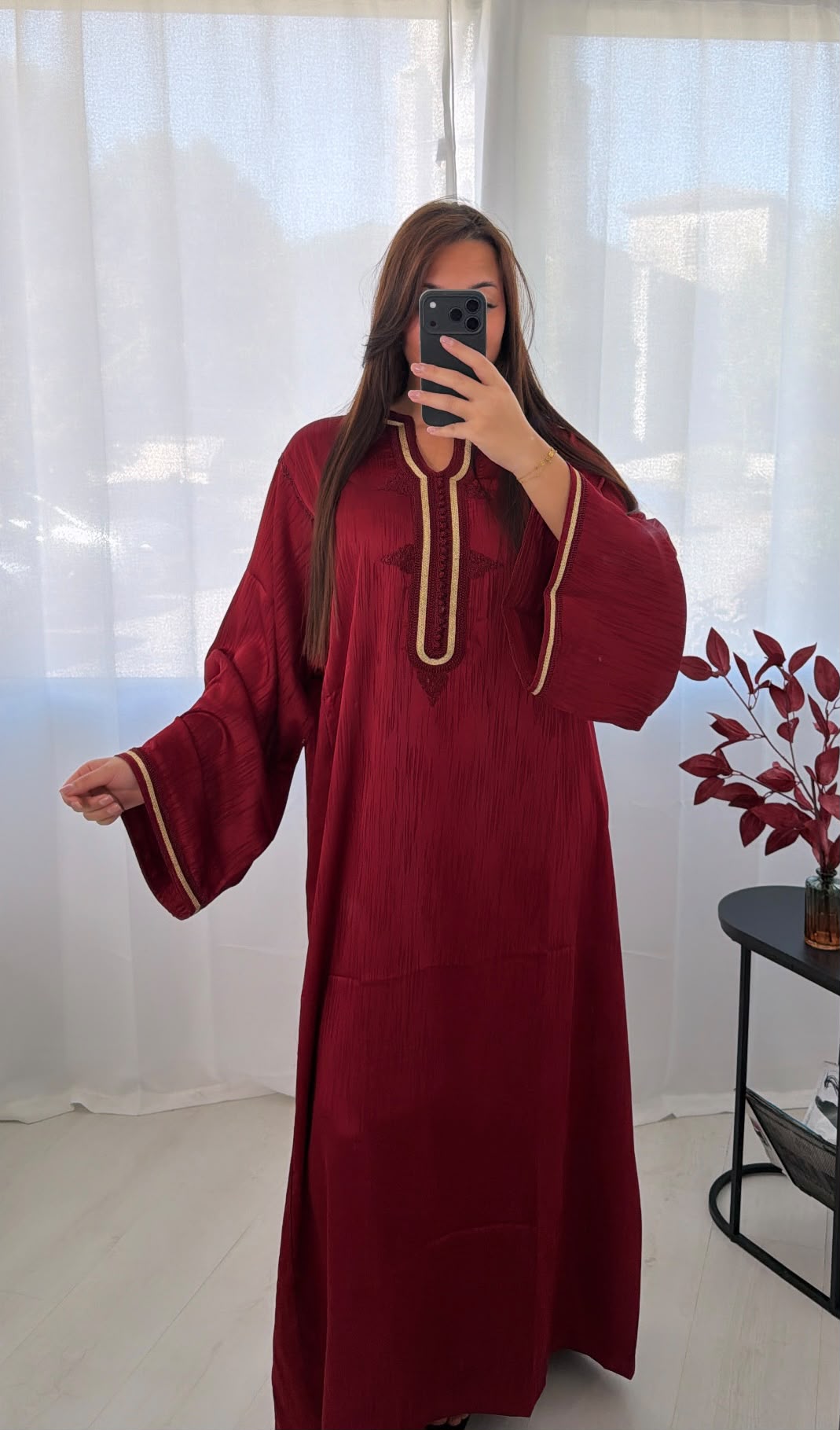 Abaya rouge