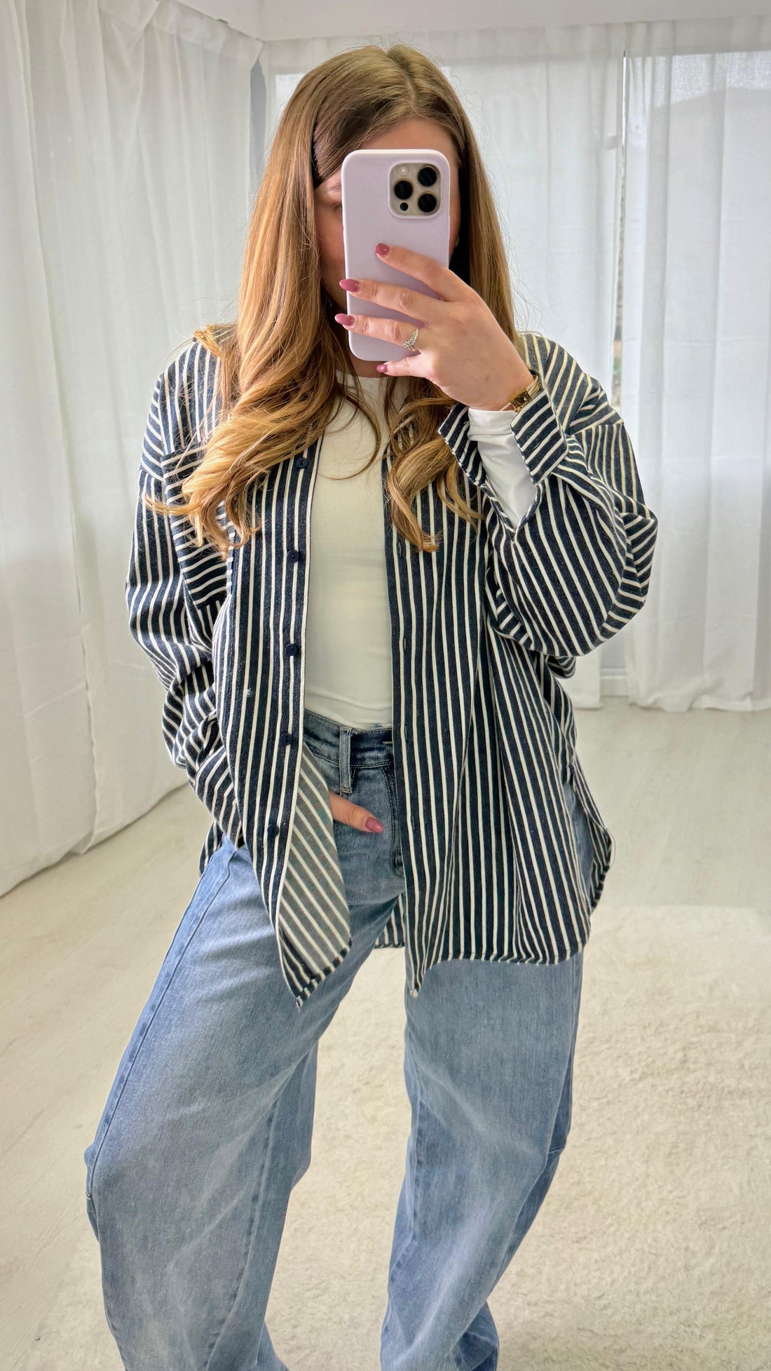 Chemise a rayure