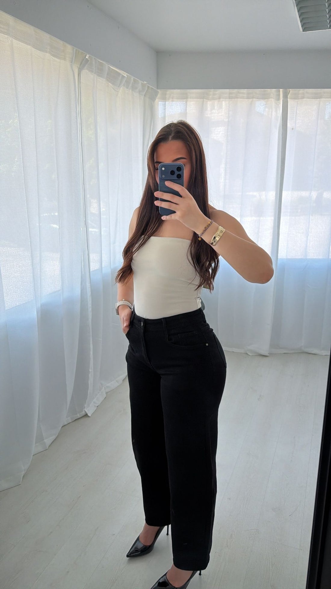 Jean noir ballon