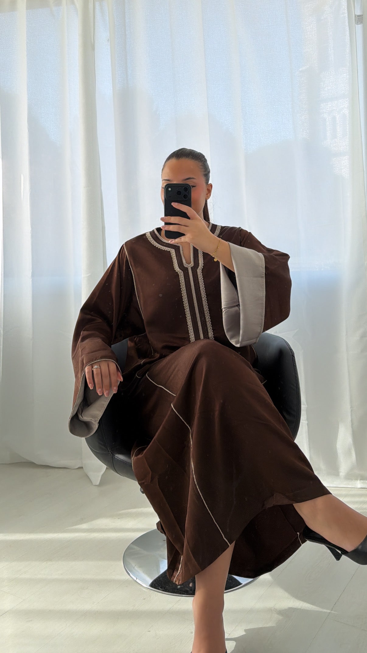 Abaya marron