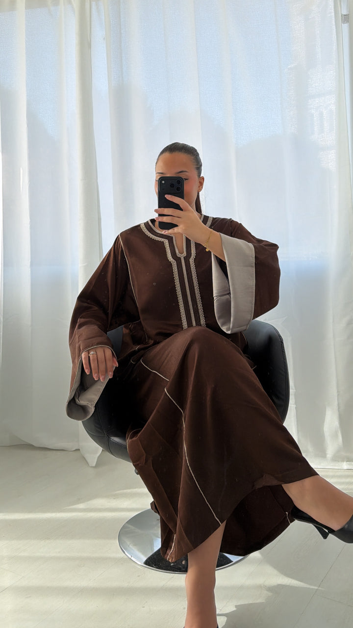 Abaya marron
