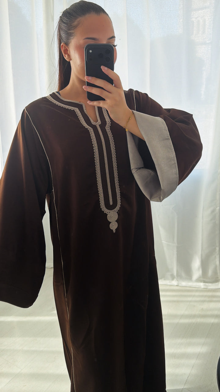 Abaya marron