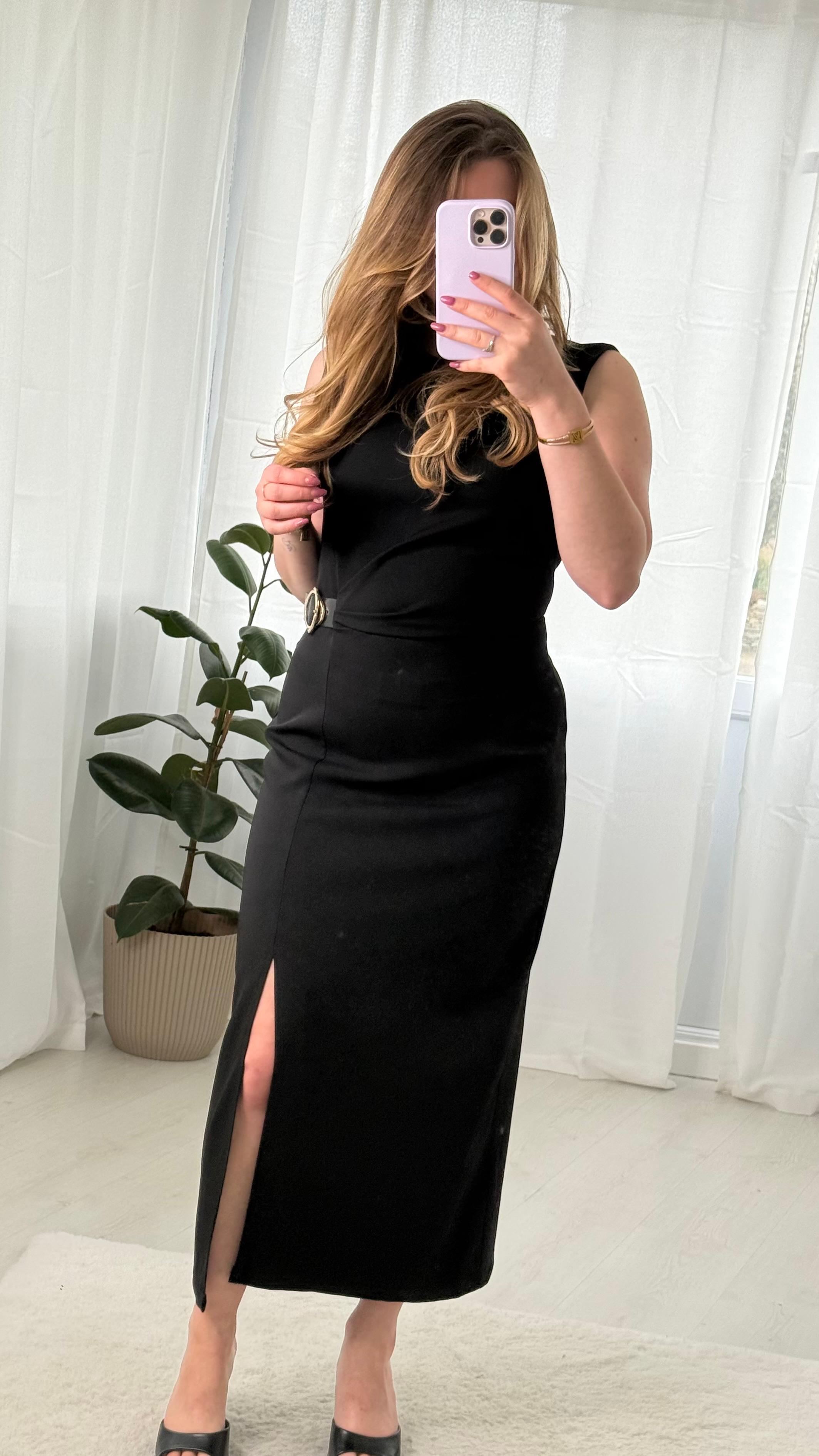 Robe élégante noir