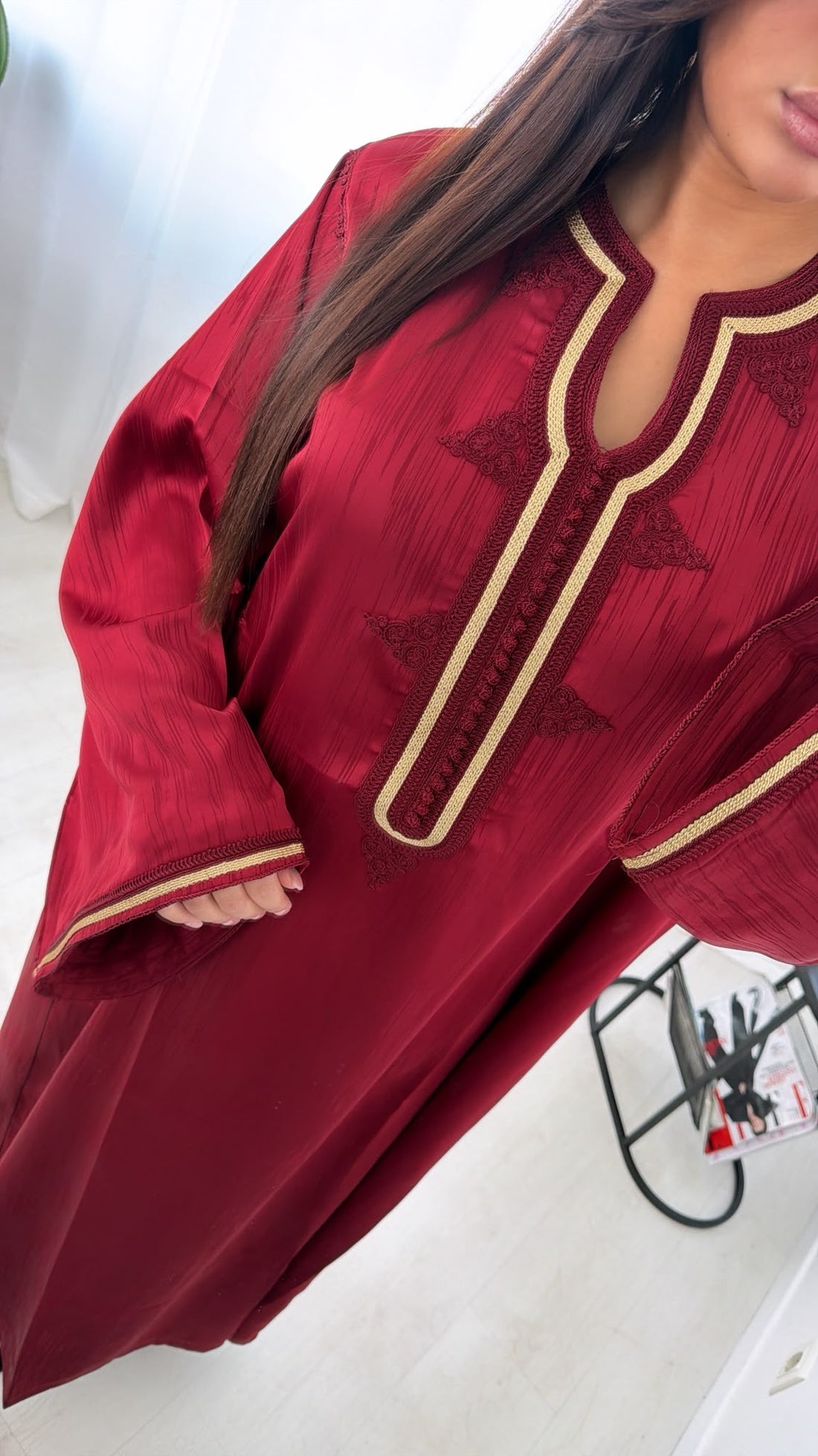 Abaya rouge