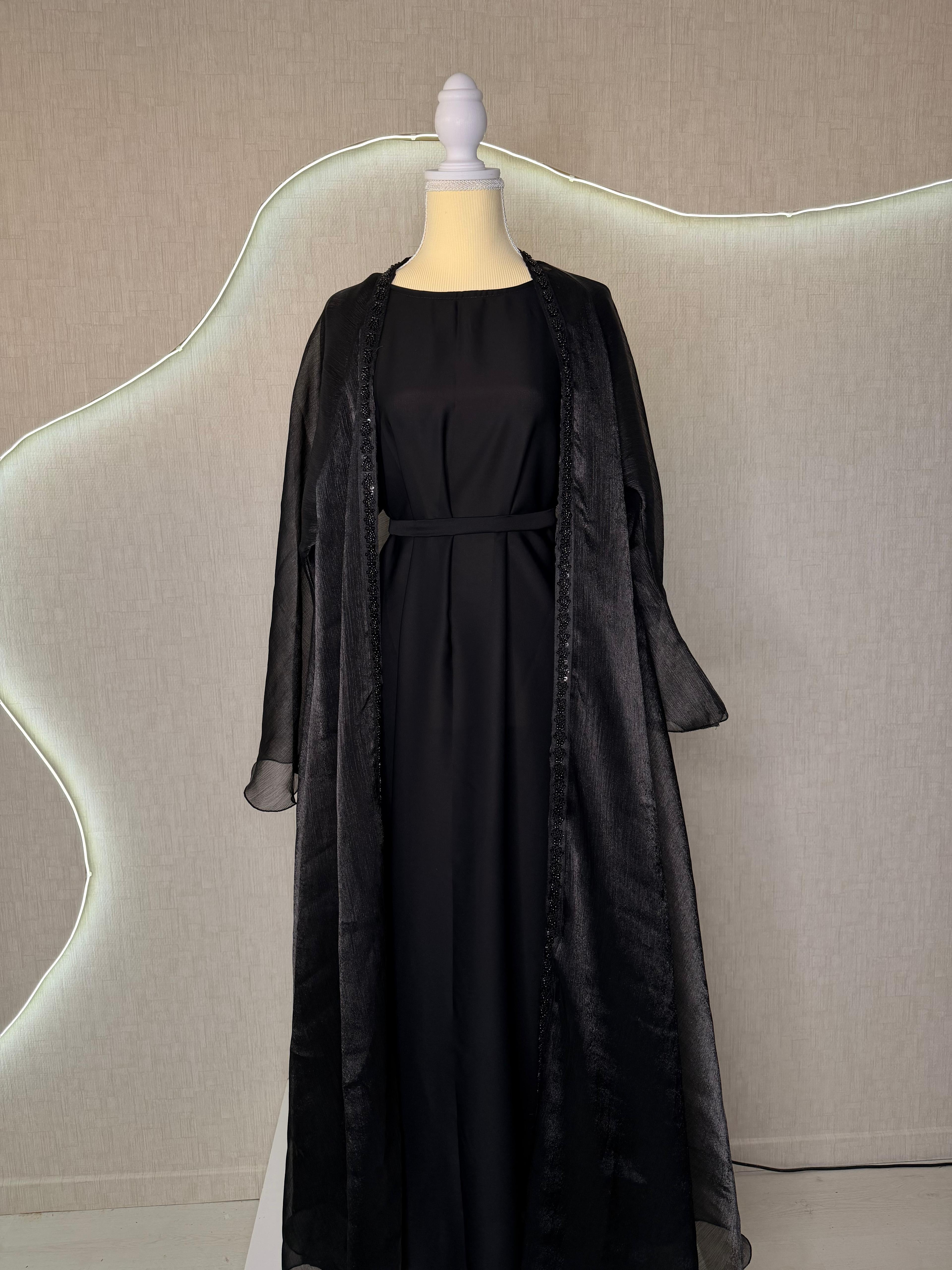 Abaya élégante noire